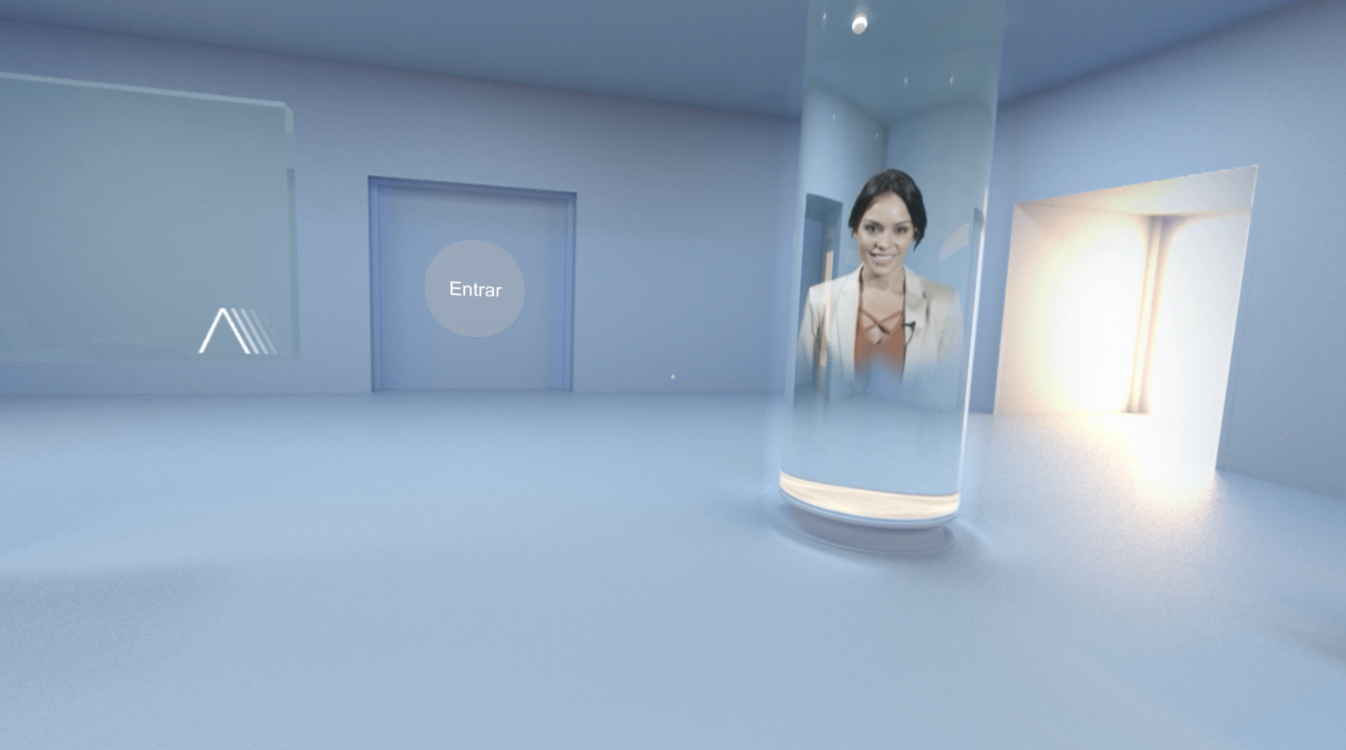 Entrada al entorno de Realidad Virtual