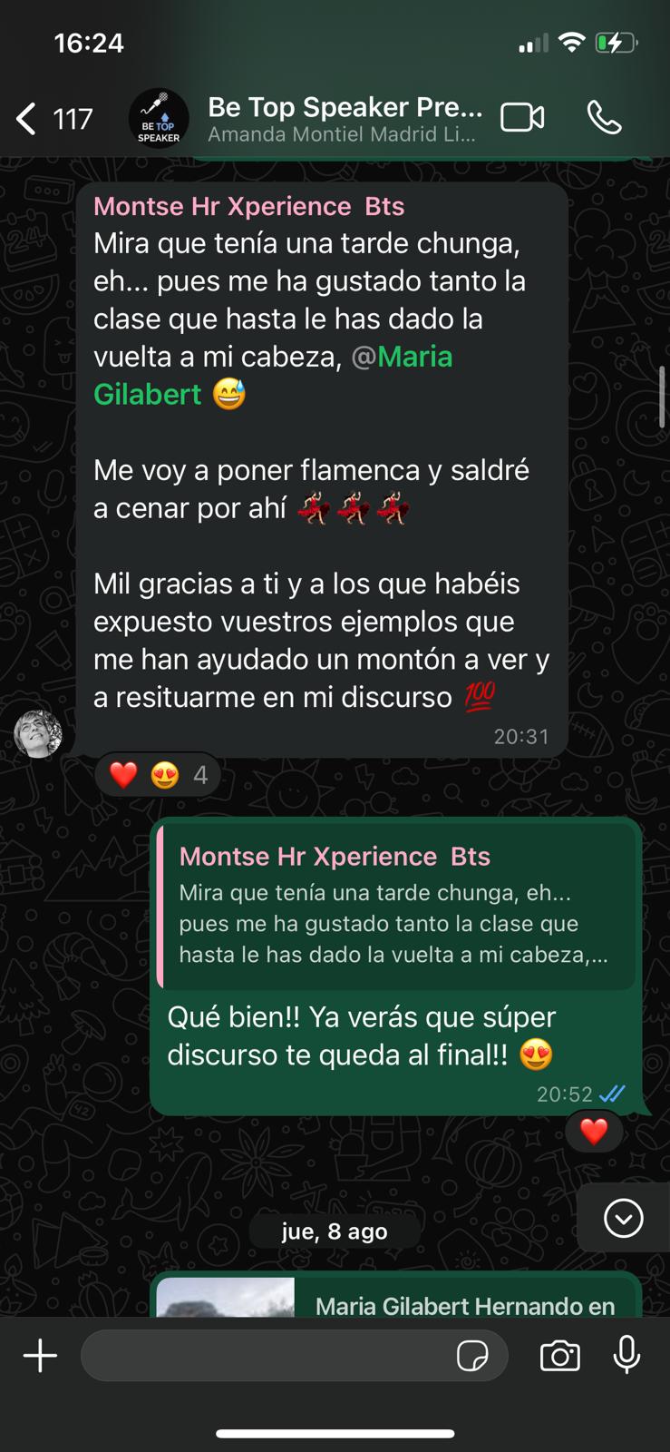 Testimonio WhatsApp 5
