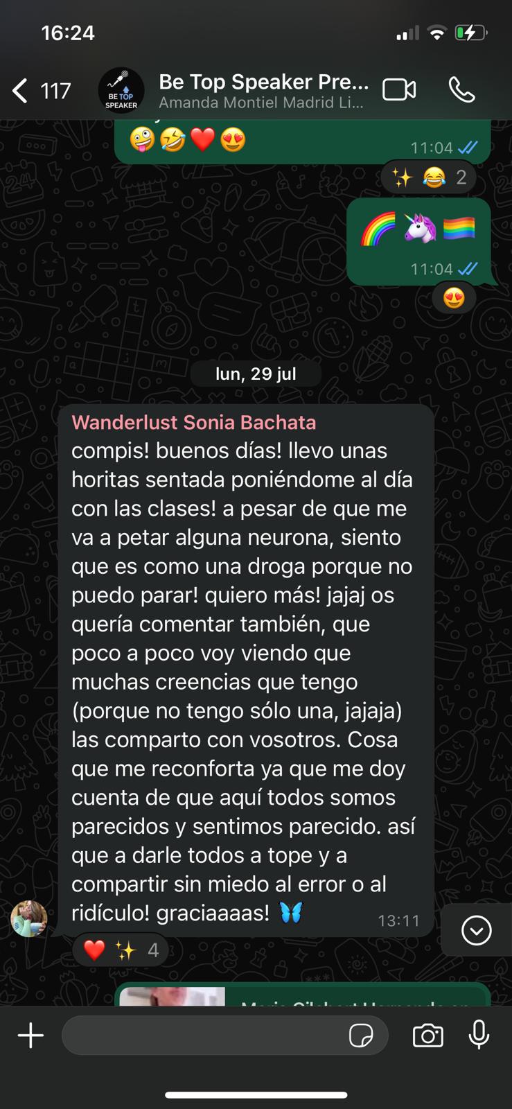 Testimonio WhatsApp 9