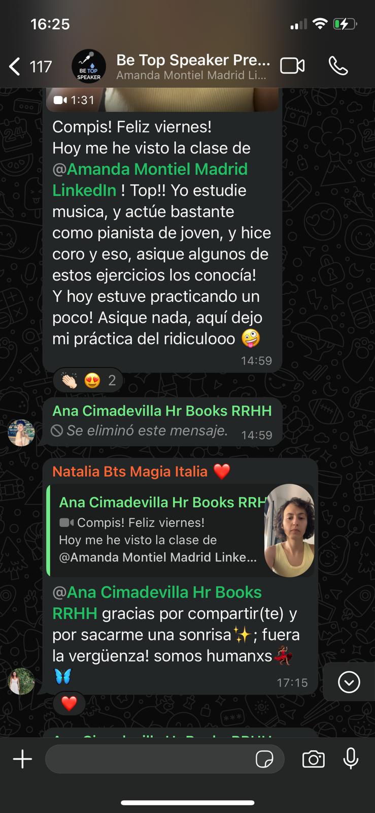 Testimonio WhatsApp 7