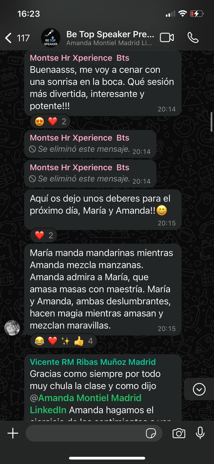Testimonio WhatsApp 6