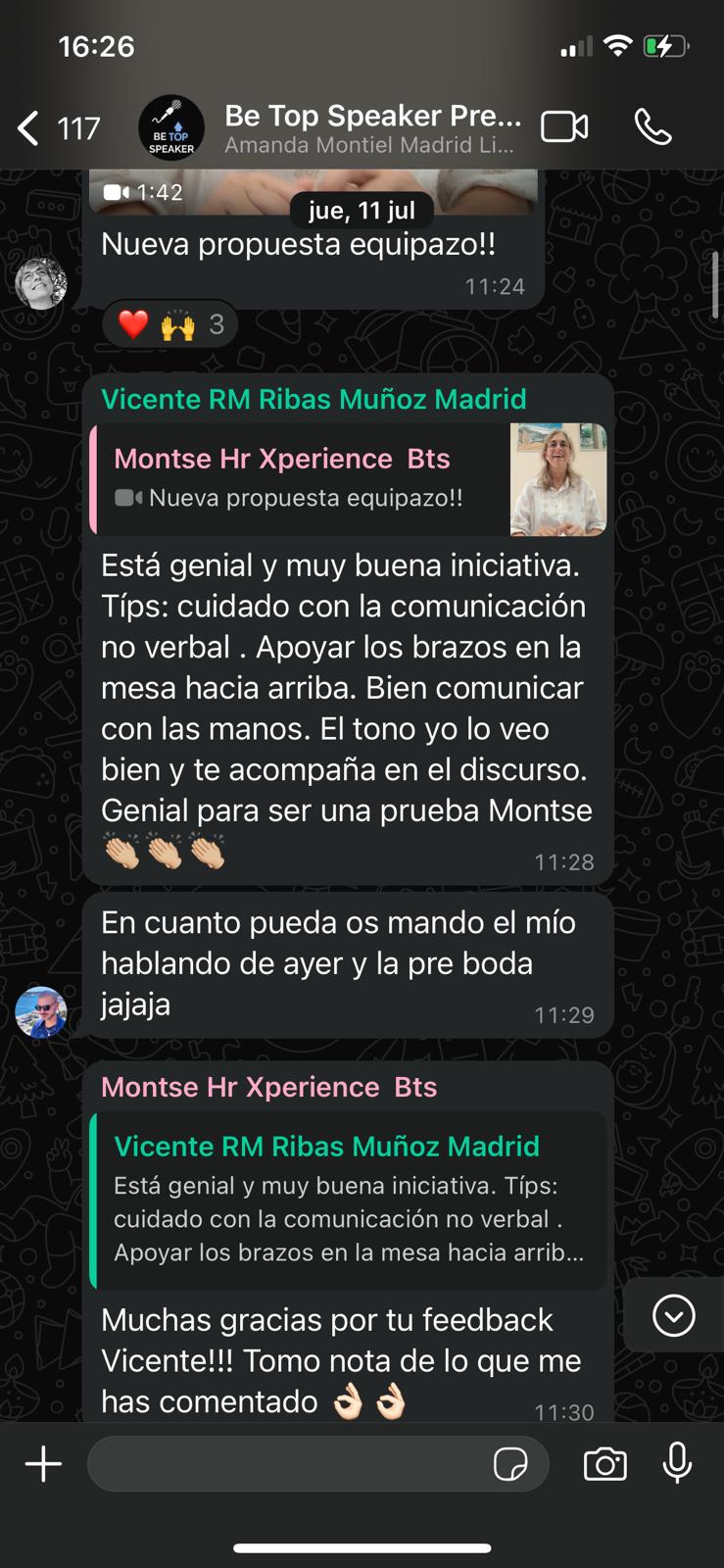 Testimonio WhatsApp 11