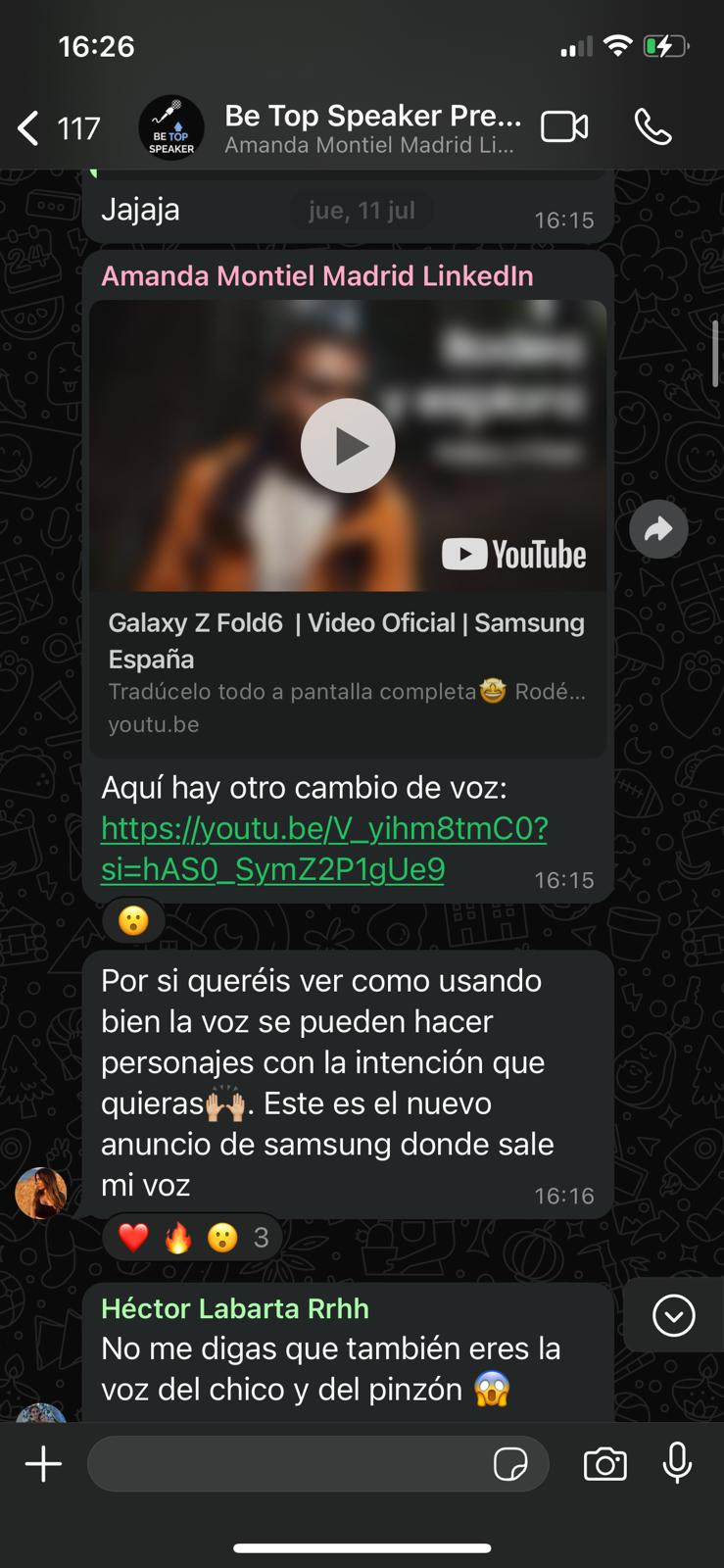 Testimonio WhatsApp 10