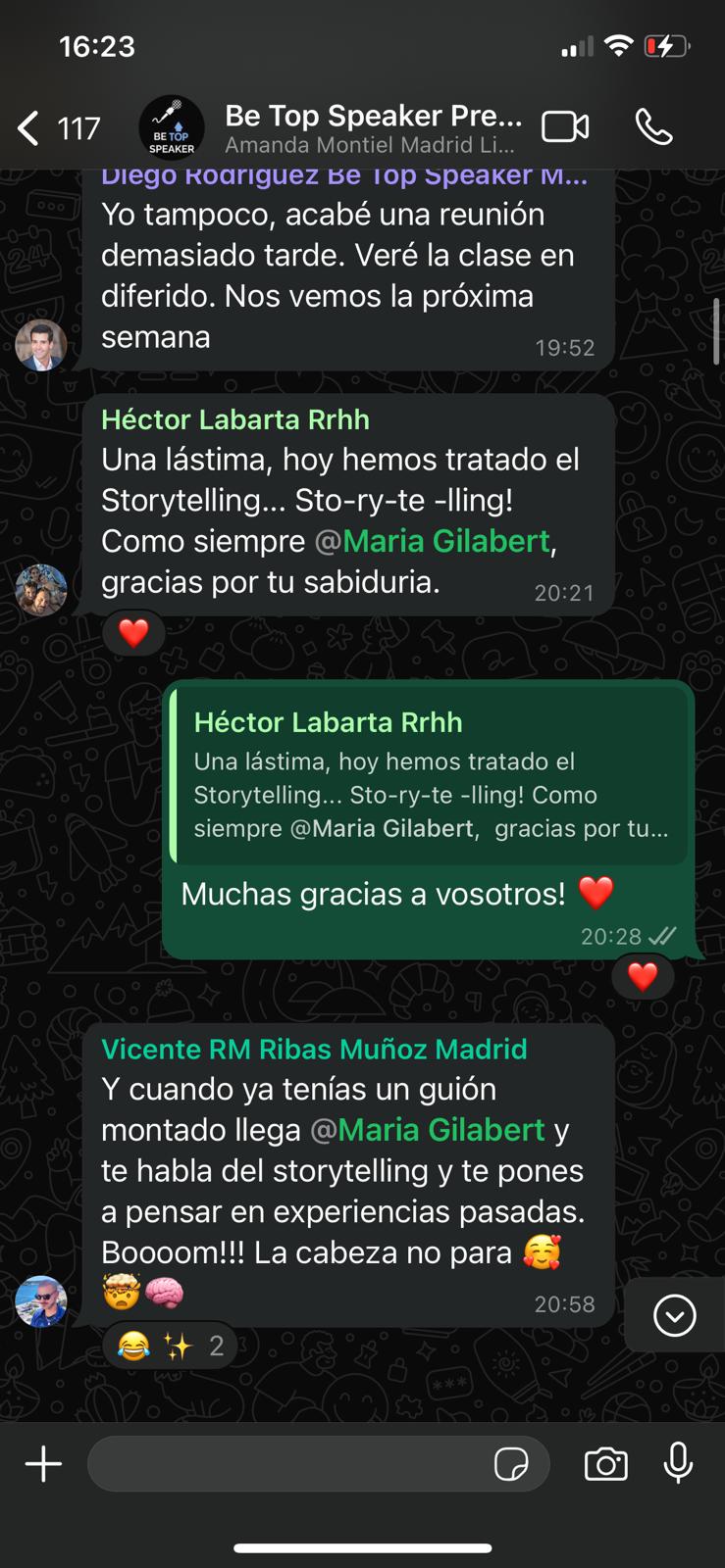 Testimonio WhatsApp 8